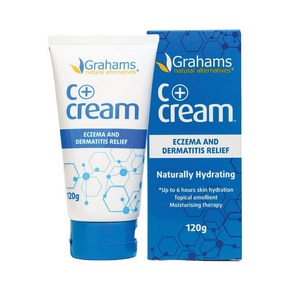 Gahams 호주 그라함 네츄럴 엑지마 크림 120g C+ Eczema Dematitis Ceam, 1개