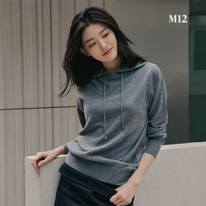 [런칭가79 900원] M12 24FW 여성 울블렌디드 후드 니트 3종