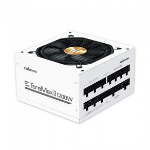 잘만 TeaMax II 1200W 80PLUS Gold 풀모듈러 화이트 ATX 3.0 (PCIE5)