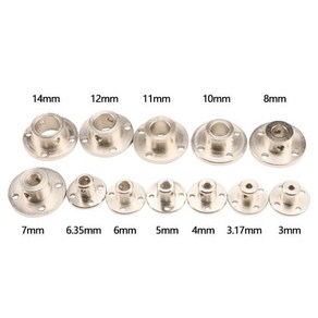 단단한 플랜지 커플링 모터 가이드 3mm 3.17mm 4mm 5mm 6mm 6.35mm 7mm 8mm 10mm 11mm 12mm 14