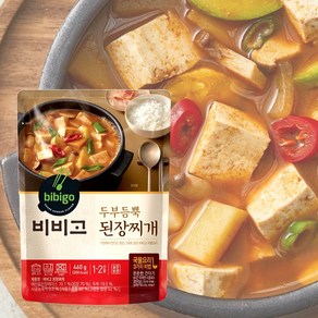 CJ 비비고 두부듬뿍 된장찌개 460g, 1개