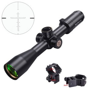 스코프 조준경 westhunte hd 4-16x44 ffp 범위 첫 번째 초점, 높은 20mm 마운트, 1개