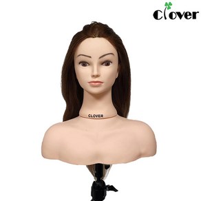 [클로버]연습용 통가발 100%인모 19인치, 100인모 19인치(D3A19BR), 1개