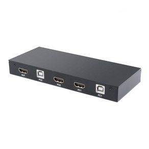 4K HDMI2.0 KVM스위치 USB 2포트 컴퓨터 본체2대 제어 모니터 PC공유기 선택기 2:1 셀렉터 프린터 연결, 상세페이지 참조, 1개