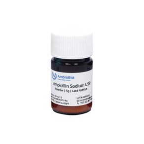 레디코 AMP5B 암브로티아 미생물 실험 Ampicillin Sodium 5g 암피실린 파우더 과학 연구 페니실린 시약 Powde