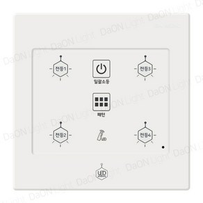 다온조명 진흥V 리모컨스위치 터치스위치 4구, 1개