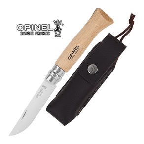 Opinel 오피넬 클래식 8 너도밤나무 나이프 칼집세트 공식수입정품