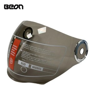 BEON B-110B 롱 B-108A 기본 헬멧 바이저 바이크 오토바이 쉴드 렌즈 맑은 스모크 실버 색상, [04] clea (shot)