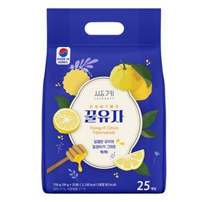 쌍계명차 톡톡 꿀유자, 25개입, 1개, 30g