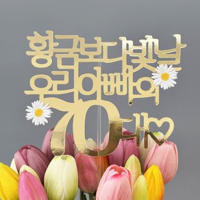 황금 아빠 아버님 생신 70대 칠순 여행 토퍼, 1개