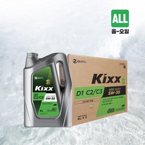 kixx D1 C2/C3 5W30 6L 디젤 엔진오일, 1개