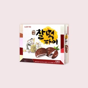 너만아는과자점 롯데제과 명가 찰떡파이 350g / 찰떡초코, 1개