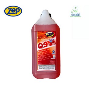 Zep 퀵이지 Q9.1 2L 프리미엄 초고농축 세제 주방 및 후드 식당 주방 상가, 1개