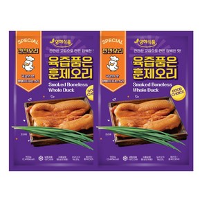 영해식품 훈제 오리 완포, 900g, 2개