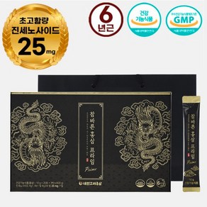 참바른홍삼 프라임 60포 (진세노사이드 25mg 고함량 홍삼스틱), 600g, 1개