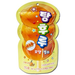 탕후루 모양 젤리 오렌지맛 수입 아이들 간식, 1개, 84g