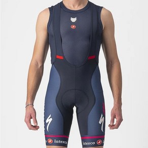 카스텔리 2022 남성 퀵스텝 알파바이닐 컴페티지오네 빕숏 바지/ Castelli Quick-Step Alpha Vinyl 2022 Competizione bib shot