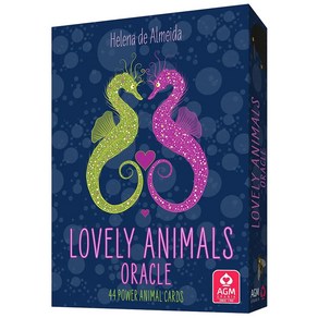 정품 러블리 애니멀 오라클 카드 Lovely Animals Oacle, 1개