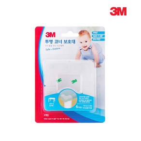 3M 코너 모서리 보호대 투명 4p 1개