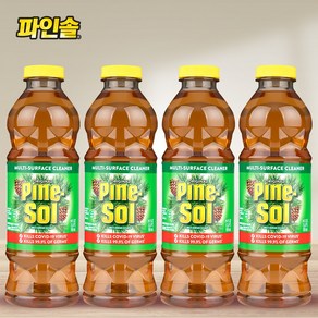 [파인솔 4개세트] 다목적세정제 솔향 709ml, 1세트, 2.836L