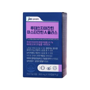 JW중외제약 루테인지아잔틴 아스타잔틴 A 플러스 9g, 30정, 1개