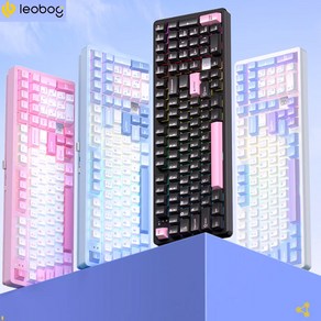 [ XC샵 ] LEOBOG Hi98PRO CNC알루미늄 기계식 게이밍 키보드 98%101키 gasket구조 RGB램프 전키핫스왑DIY