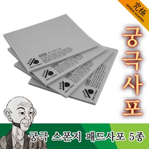 궁극 스폰지 패드사포 5종, 1개