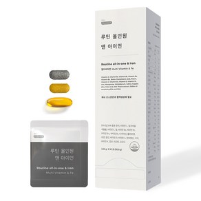 스누파이토텍 국대비타민 루틴 올인원 앤 아이언 멀티비타민 철분제 3 030mg