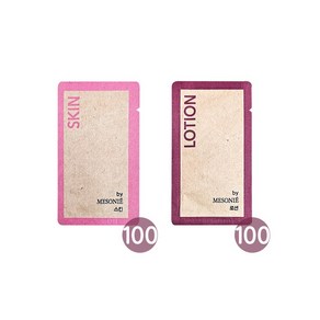 나드리 일회용 토너 100개+에멀젼 100개 여성용 기초 화장품 스킨로션, 100세트, 3ml