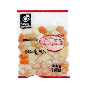 모노키친 피쉬볼믹스 1kg X 7팩 BOX [피쉬볼], 7개, 1.3kg