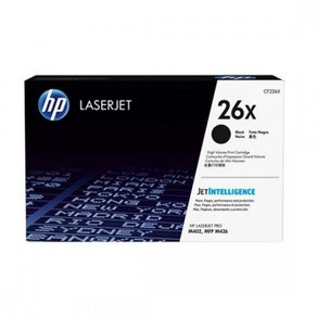 CF226X CF226XC (HP 26X) [HP/검정(대용량)/정품토너]-9 000매 M402N M402DN M402DW M426FDN M426FDW, 1개