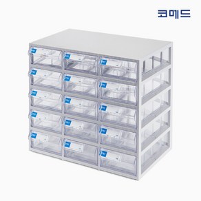 코메드 CMD-503멀티박스 15칸 투명서랍장