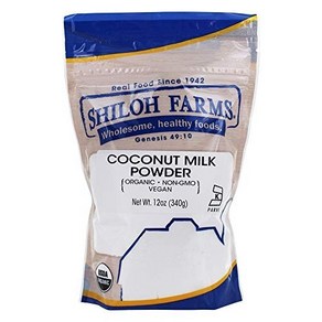 Shiloh Fams - Coconut Milk Powde - 12 oz. Shiloh Fams - 코코넛 밀크 파우더 - 12 온스., 1개