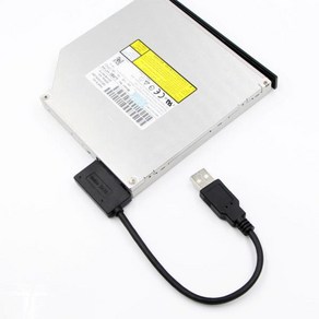 35cm USB 어댑터 PC 6P%2B7P CD DVD Rom SATA To USB 2.0 컨버터 슬림라인 Sata 13 핀 어댑터 드라이브 케이블, 01 0.35m