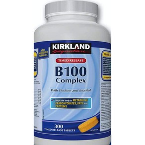 Kirkland Signature Vitamin B100 Complex 300 tabs 커클랜드 시그니처 비타민 B100 복합체 300정