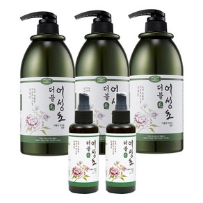 더블모 어성초샴푸 5종 세트 1000ml x 3 + 미스트 모발팩 샴푸300ml 중 2개 한방 두피 대용량, 더블모 어성초 샴푸 1000ml x 3개, [ED3]미스트 150ml+미스트 150ml, 1개