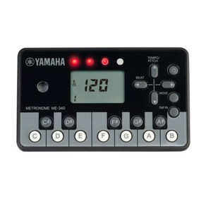 야마하 YAMAHA 디지털 메트로놈 피아노 블랙 ME-340PF