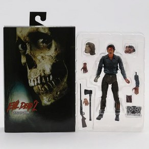 NECA Evil Dead Dawn 얼티밋 애쉬 액션 피규어 수집용 모델 할로윈 공포 이동, 17cm box, 1개