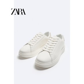 ZARA 정품 운동화 캐주얼 스니커즈 화이트 통굽 JIKTEM WD4062502