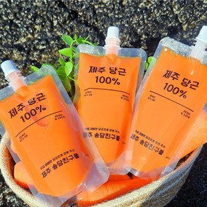 제주 당근주스 직접 재배한 당근으로 만든주스, 10개, 200ml