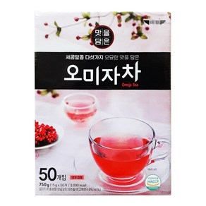 이레 맛을담은 오미자차 50T, 1개, 50개입, 15g