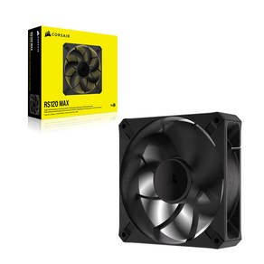 커세어 CORSAIR RS140 ARGB 140mm 케이스 쿨링팬, RS140 MAX, 1팩