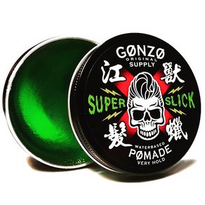 말레이시아 곤조 슈퍼슬릭 포마드 헤어왁스 GONZO POMADE 150g, 1개