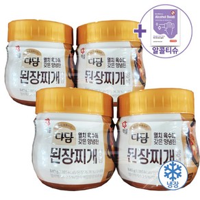 코스트코 다담 된장찌개양념 840g X 4 + 더메이런소독티슈, 4개