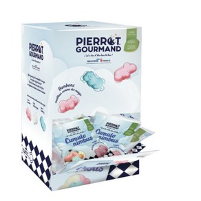 PIERROT GOURMAND 피에로 구르망 미니 동물 모양 구름 젤리 사탕 1상자 40개 선물, 1개, 880g