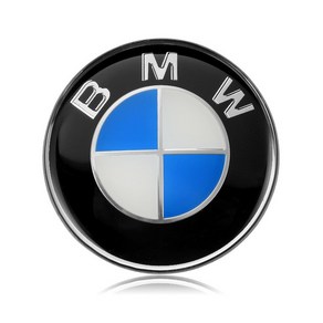 외제차브랜드 수입차 엠블럼 BMW 호환 핸들 배지 스티커 자동 스타일링 E36 E46 E53 E90 E60 E61, Blue White