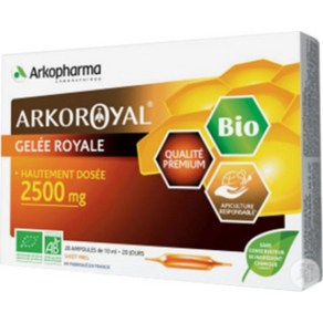 아코파마 Arkopharma 로얄 젤리 2500mg 앰플 20개x10ml