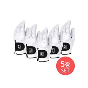 [PGA TOUR]★5장 세트★ 맥스 BLACK 프로 골프 남성 양피 장갑, 5개