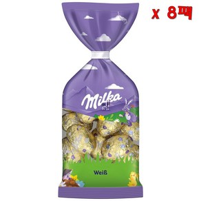 Milka 밀카 이스터 에그 화이트 부활절 선물 100g 8개