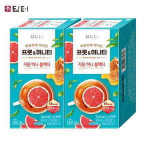 담터 프룻 앤 허니 자몽허니블랙티, 1g, 20개입, 2개